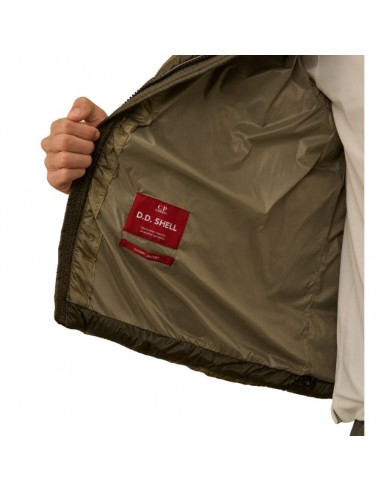 Doudoune À Capuche DD Shell Fungi Grey C.P. Company zoom sur le shell｜Boutique Homme Toulouse