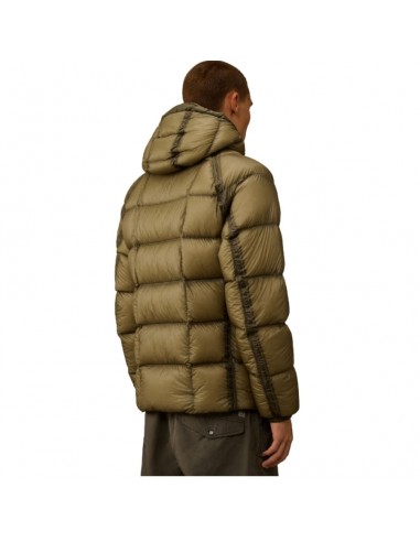 Doudoune À Capuche DD Shell Fungi Grey C.P. Company présentées portées de dos｜Boutique Homme Toulouse