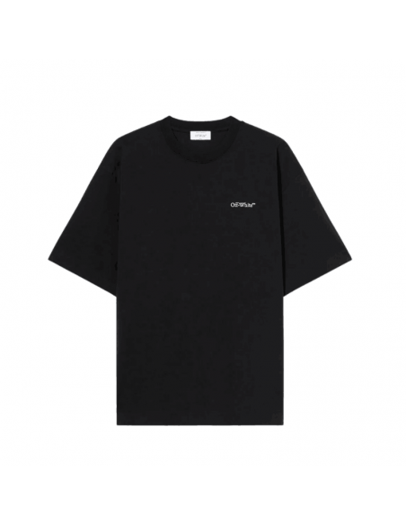 T-shirt Avec Logo Half Arrow Skate Noir Off White présenté de face｜Boutique Homme Toulouse