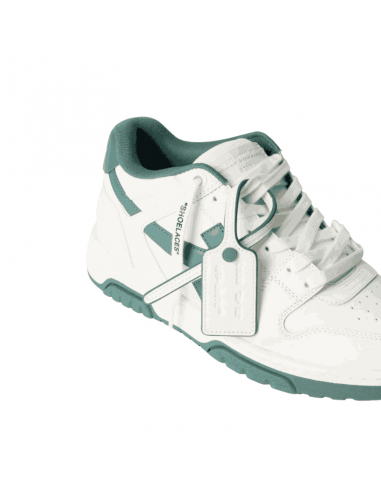 Sneakers Out Of Office Blanc Et Vert Off White zoom logo｜Magasin Homme Toulouse