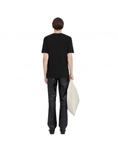 T-shirt Projecteur Noir MM6® Homme présenté porté de face｜Boutique Homme Toulouse 2