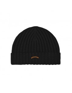 Bonnet En Laine Noir Paul&Shark Homme présenté porté de face｜Boutique Homme Toulouse