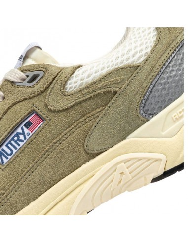 Sneaker Hyperway Low Silver Gris Homme Autry zoom sur le logo｜Magasin Homme Toulouse