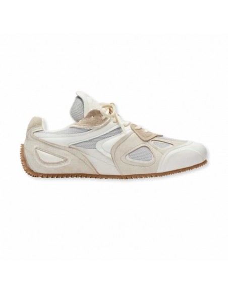 Sneaker Slw Runner Off White/Gum Homme Axel Arigato présentée de côté｜Magasin Homme Toulouse