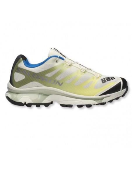 Sneaker XT-4 OG Vanilla Ice et Noir Homme Salomon présentée portée de profil｜Magasin Homme Toulouse