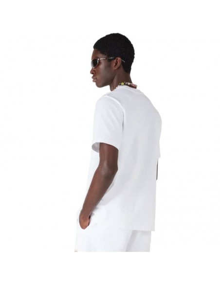 T-shirt à Manches Courtes Innocence Triangle Blanc Homme Casablanca présenté porté de dos｜Boutique Homme Toulouse