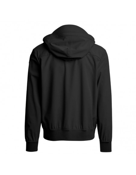 Veste Coupe-Vent Abner Noire Homme Parajumpers présentée portée de dos｜Magasin Homme Toulouse