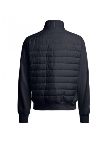 Sweat Hybride Elliot Bleu Homme Parajumpers présenté porté de dos｜Boutique Homme Toulouse