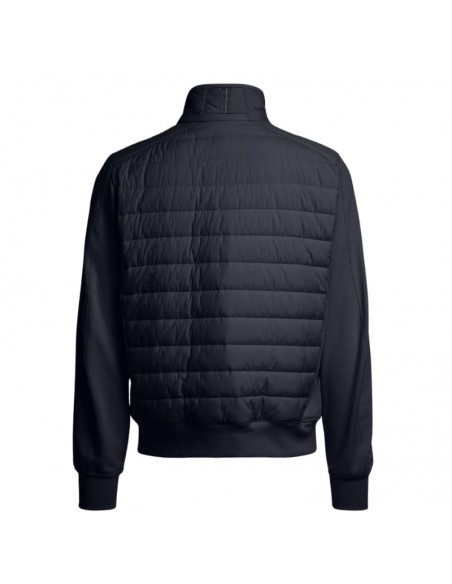 Sweat Hybride Elliot Bleu Homme Parajumpers présenté porté de dos｜Boutique Homme Toulouse