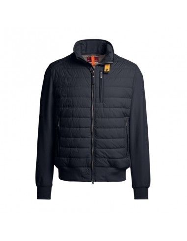 Sweat Hybride Elliot Bleu Homme Parajumpers présenté porté de face｜Boutique Homme Toulouse