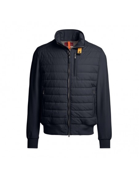 Sweat Hybride Elliot Bleu Homme Parajumpers présenté porté de face｜Boutique Homme Toulouse