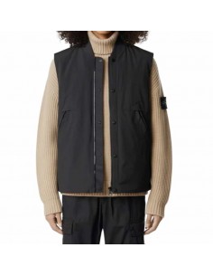 Veste Sans Manche Soft Shell-R_E.Dye® Technology Stone Island présentée portée de face｜Magasin Homme Toulouse