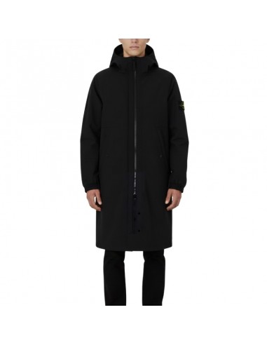 Parka SOFT SHELL-R_E.DYE® TECHNOLOGY Noire Stone Island présentée portée de face|Magasin Homme Toulouse Parka SOFT SHELL-R_E.DYE® TECHNOLOGY Noire Stone Island présentée portée de face|Magasin Homme Toulouse