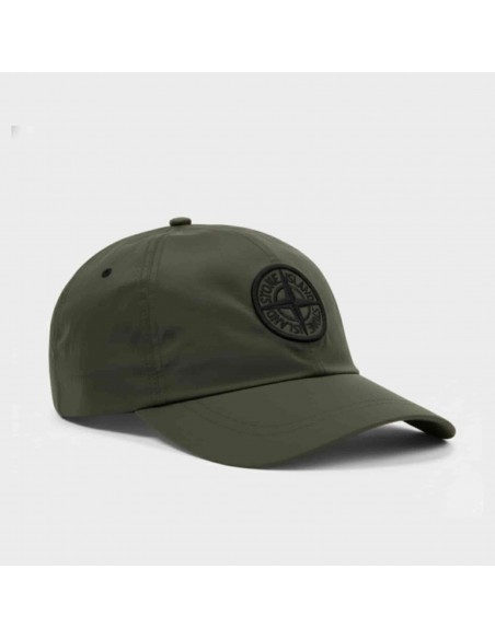Casquette Avec Logo Compass Brodé Musk Stone Island présentée de face｜Boutique Homme Toulouse
