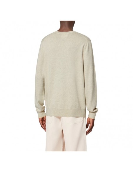 Pull Antea Gris Clair et Jaune Clair Homme Marant présenté porté de dos｜Boutique Homme Toulouse