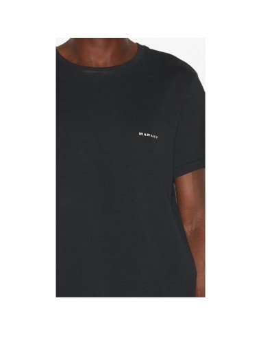 T-Shirt Zafferh Noir Homme Marant présenté de face｜Boutique Homme Toulouse