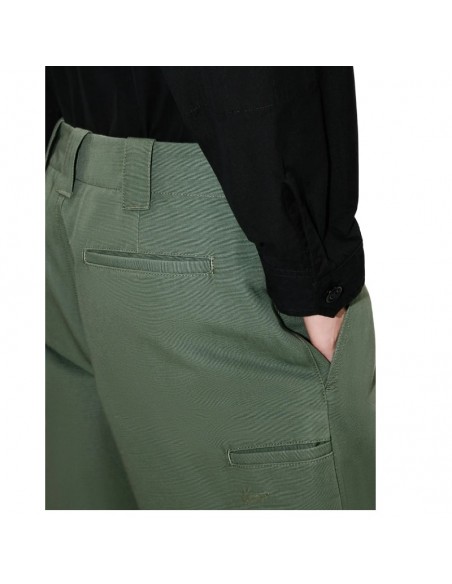 Pantalon Chino À Empiècements Aux Genoux Kaki Foncé Homme Kenzo zoom sur les poches｜Boutique Homme Toulouse