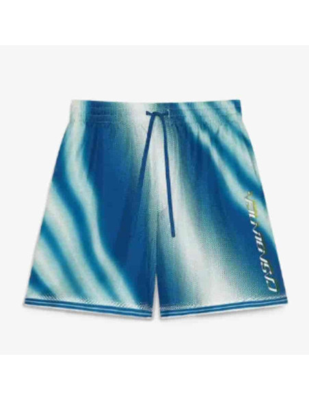 Short en soie The Art Of The Serve Bleu Homme Casablanca présenté de face｜Boutique Homme Toulouse