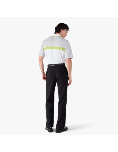 Polo À Manches Courtes Gris Et Blanc Casablanca présenté porté de dos｜Boutique Homme Toulouse