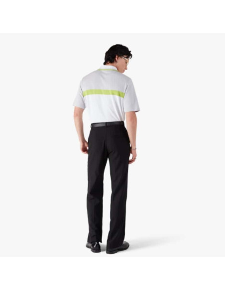 Polo À Manches Courtes Gris Et Blanc Casablanca présenté porté de dos｜Boutique Homme Toulouse