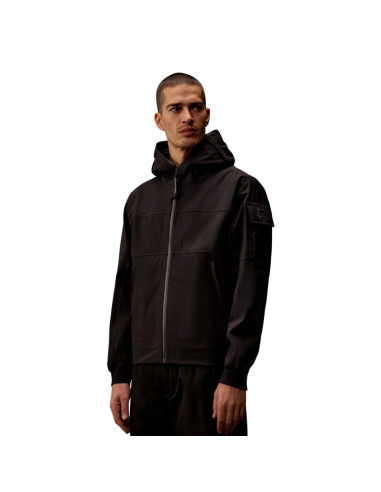 Veste À Capuche Metropolis Series Metroshell Noire C.P Company présentée portée de face｜Magasin Homme Toulouse