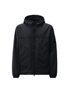 Veste À Capuche Nada Shield Primaloft® Noire Homme C.P Companyprésentée portée de face｜Magasin Homme Toulouse 2