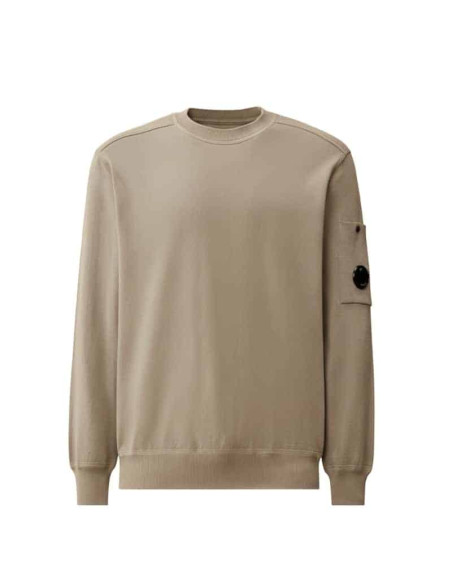 Pull Col Rond Coton Frozen Drew Homme C.P Company présenté porté de face｜Boutique Homme Toulouse