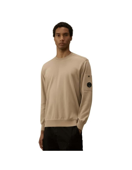 Pull Col Rond Coton Frozen Drew Homme C.P Company présenté de face｜Boutique Homme Toulouse