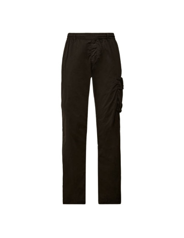 Pantalon Cargo Chrome-R Ergonomique Lens Noir Homme C.P Company présenté de face｜Boutique Homme Toulouse