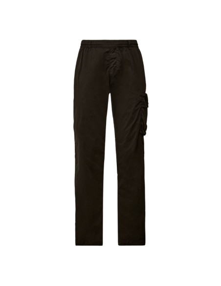 Pantalon Cargo Chrome-R Ergonomique Lens Noir Homme C.P Company présenté de face｜Boutique Homme Toulouse