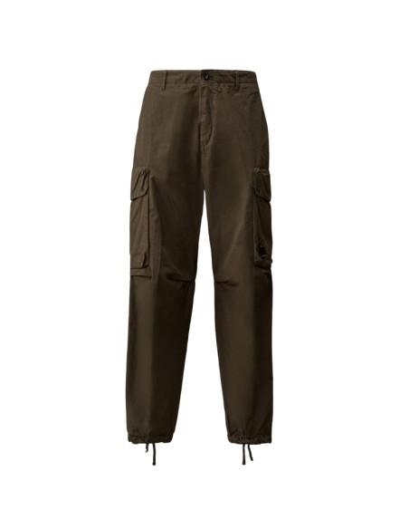 Pantalon Cargo Micro-Reps Boxy Lens Gunmetal Homme C.P Company présenté de face｜Boutique Homme Toulouse