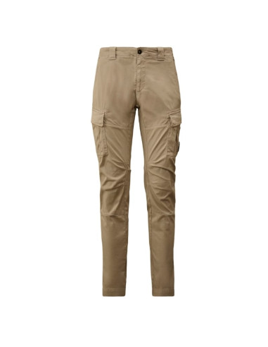 Pantalon Cargo Satin De Coton Stretch Dove Homme C.P Company présenté de face｜Boutique Homme Toulouse