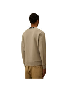Sweatshirt Coton Diagonal Dove Homme C.P Company présenté porté de face｜Boutique Homme Toulouse 2