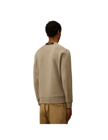 Sweatshirt Coton Diagonal Dove Homme C.P Company présenté porté de dos｜Boutique Homme Toulouse