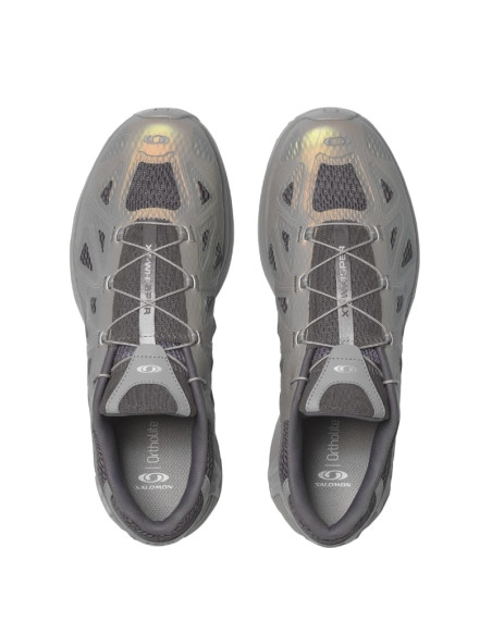 Sneaker XT-Whisper Void Alloy Castlerock Homme Salomon présentée de haut｜Magasin Homme Toulouse