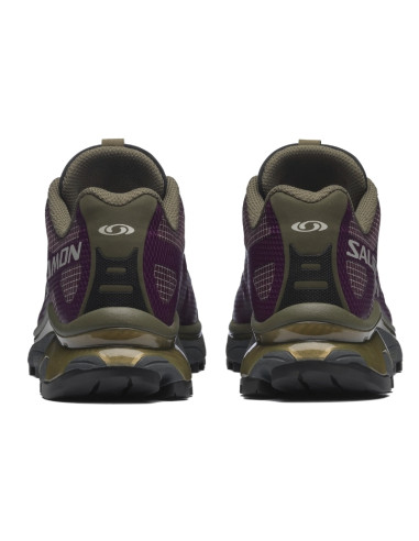 Sneakers XT-4 OG GTX Maroon Banner / Winter Bloom Homme Salomon présentées de dos｜Magasin Homme Toulouse