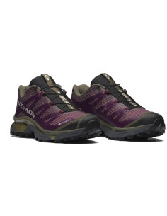 Sneakers XT-4 OG GTX Maroon Banner / Winter Bloom Homme Salomon présentées portées de face｜Magasin Homme Toulouse 2