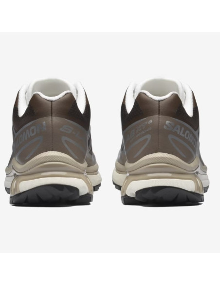 Sneaker XT-6 Earth Brown / Walnut Salomon présentée portée de dos｜Magasin Homme Toulouse