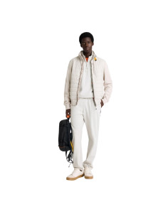 Sweat Hybride Elliot Pelican Homme Parajumpers présenté porté de face｜Boutique Homme Toulouse