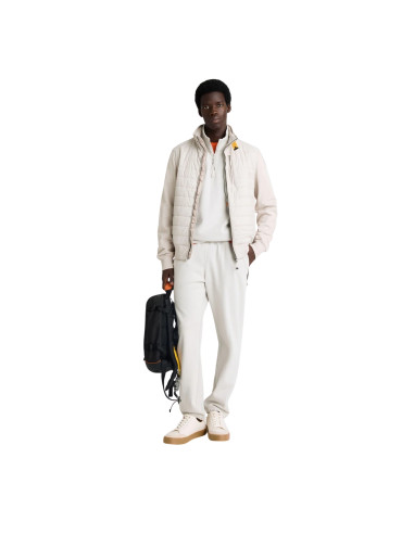 Sweat Hybride Elliot Pelican Homme Parajumpers présenté porté de face｜Boutique Homme Toulouse