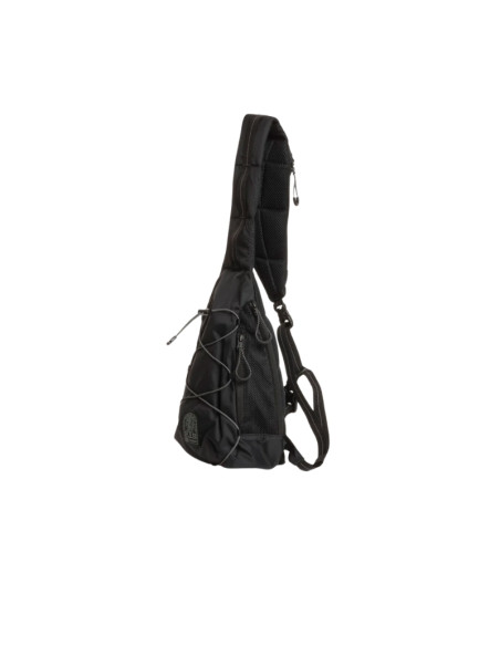 Sac à Bandoulière Kemp Noir Homme Parajumpers présenté porté de face｜Boutique Homme Toulouse