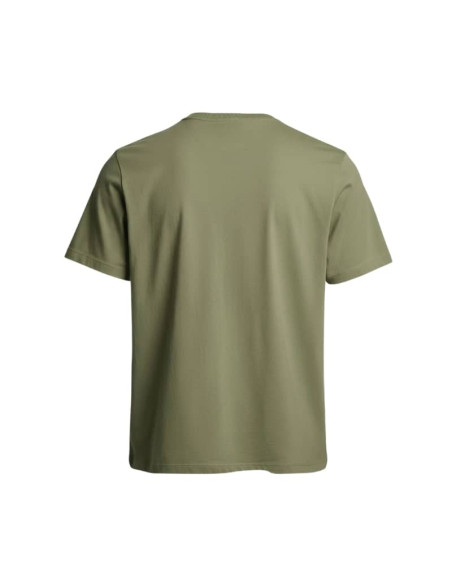 T-Shirt Elio Khaki Homme Parajumpers présenté porté de dos｜Boutique Homme Toulouse