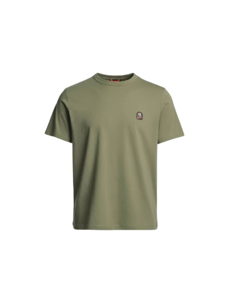 T-Shirt Elio Khaki Homme Parajumpers présenté porté de face｜Boutique Homme Toulouse