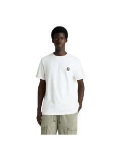 T-Shirt Elio Blanc Homme Parajumpers présenté porté de face｜Boutique Homme Toulouse