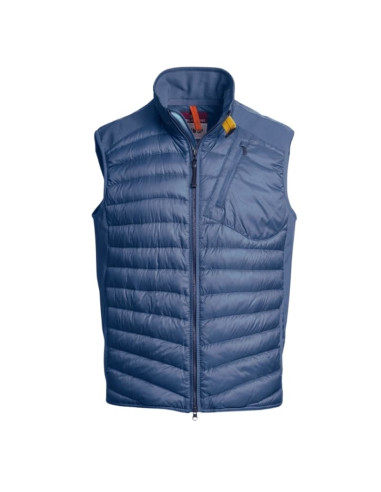 Gilet Hybride Zavier True Blue Homme Parajumpers présenté porté de face｜Boutique Homme Toulouse