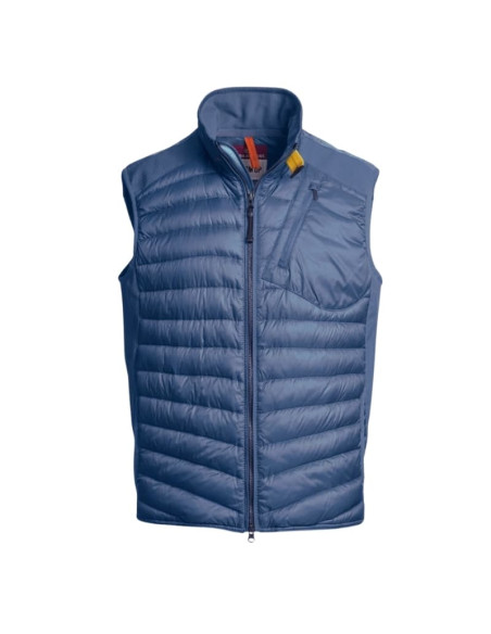 Gilet Hybride Zavier True Blue Homme Parajumpers présenté porté de face｜Boutique Homme Toulouse