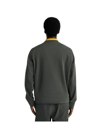 Sweat Ras Du Cou Goodman Vert Green Gables Homme Parajumpers présenté porté de dos｜Boutique Homme Toulouse