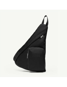 Sac à dos bandoulière Numeric Noir Homme MM6 présenté porté de face｜Boutique Homme Toulouse