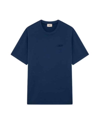 T-Shirt En Coton Avec Logo En Nuance Bleu Homme Autry présenté de face｜Boutique Homme Toulouse
