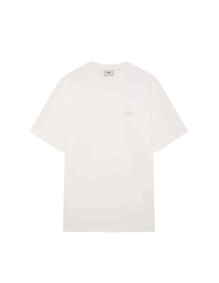 T-Shirt En Coton Avec Logo En Nuance Blanc Homme Autry présenté de face｜Boutique Homme Toulouse